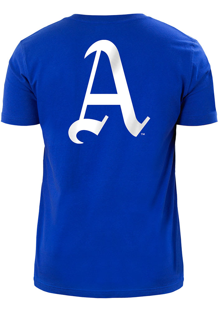 ☆New Era☆ New Era Football Jersey T-Shirt Kentucky Blue 14 New Era Philadelphia Athletics ROYAL Logo History Short