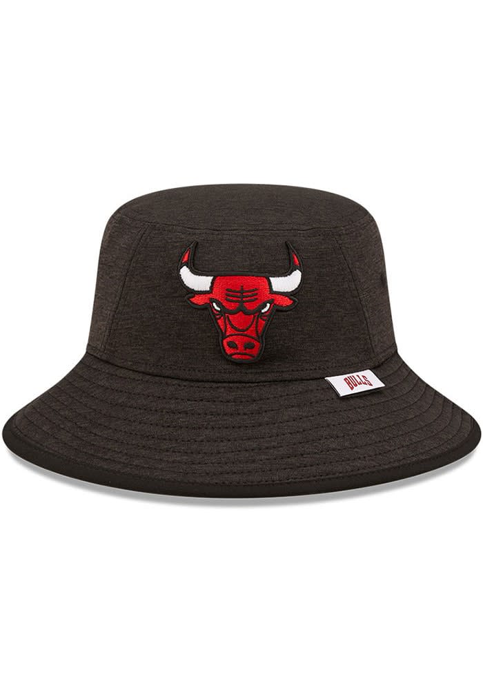 New Era Chicago Bulls BLACK Heather Bucket Hat