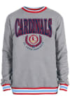 Main image for New Era St Louis Cardinals Mens Grey Throwback Cuff Stripe Long Sleeve Fashion Sweatshirt