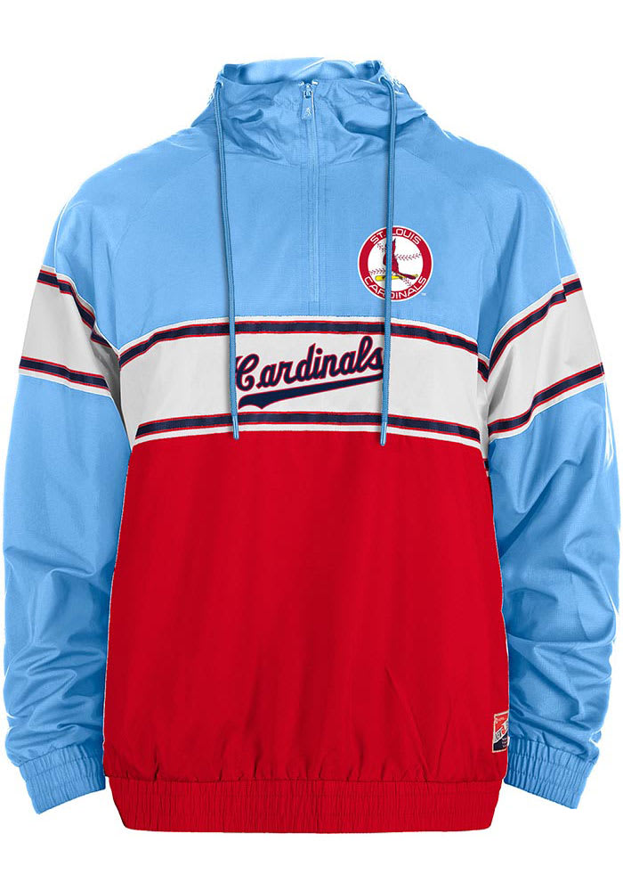 New Era St Louis Cardinals Mens Throwback Ripstop LIGHT BLUE