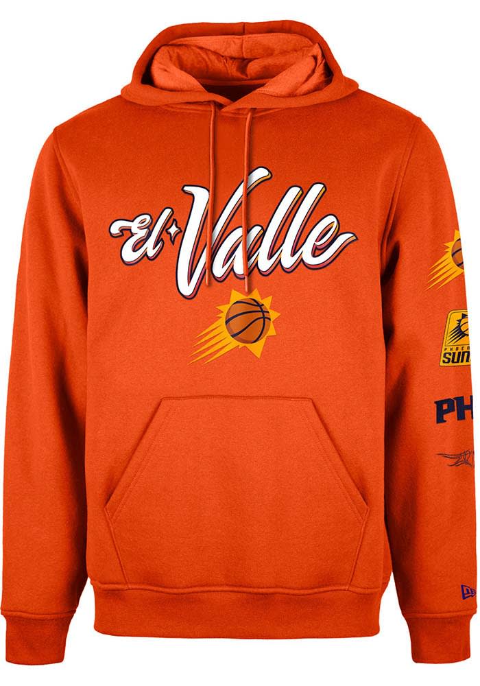 New Era Phoenix Suns Mens City Edition Hoodie - ORANGE