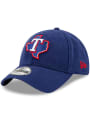 Texas Rangers New Era Core Classic 9TWENTY Adjustable Hat - Blue