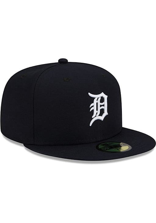 New Era Detroit Tigers Mens Navy Blue AC Home 59FIFTY Fitted Hat