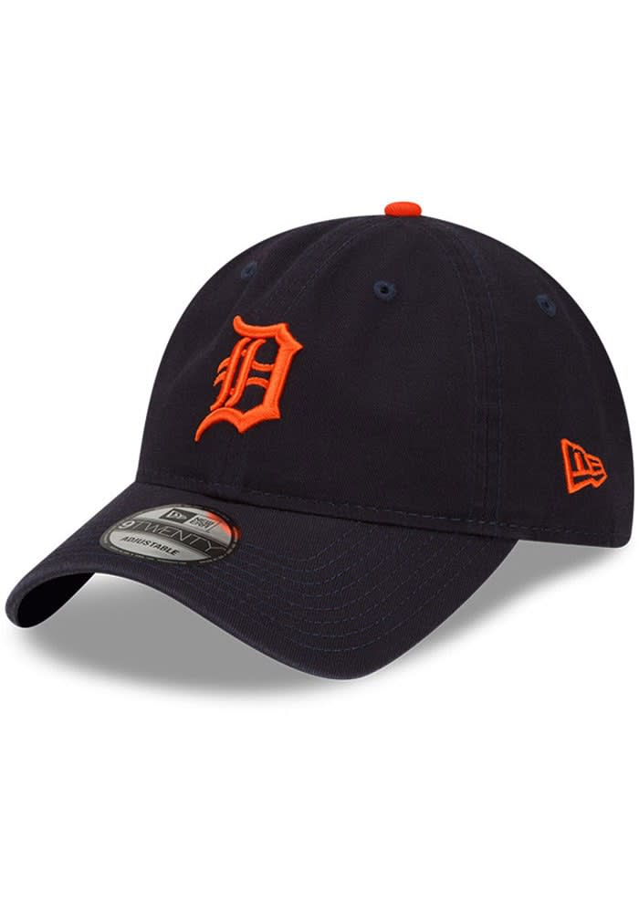 New Era Detroit Tigers Road Replica Core Classic 2.0 9TWENTY Adjustable Hat NAVY