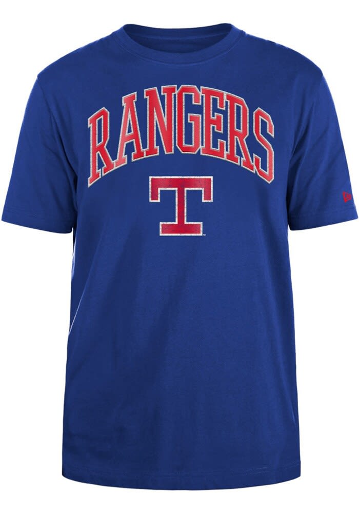 New Era Texas Rangers ROYAL Batting Practice Short Sleeve T Shirt