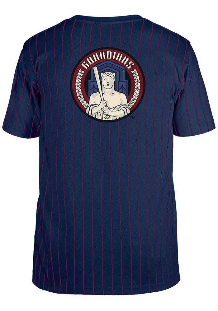 売れ筋商品|||ニューエラ カットソー トップス レディース Women's Cream Cleveland Guardians City Connect Multiplier Pinstripe Cropped T-Shirt Cream Cleveland Guardians New Era Women's City Connect Multiplier