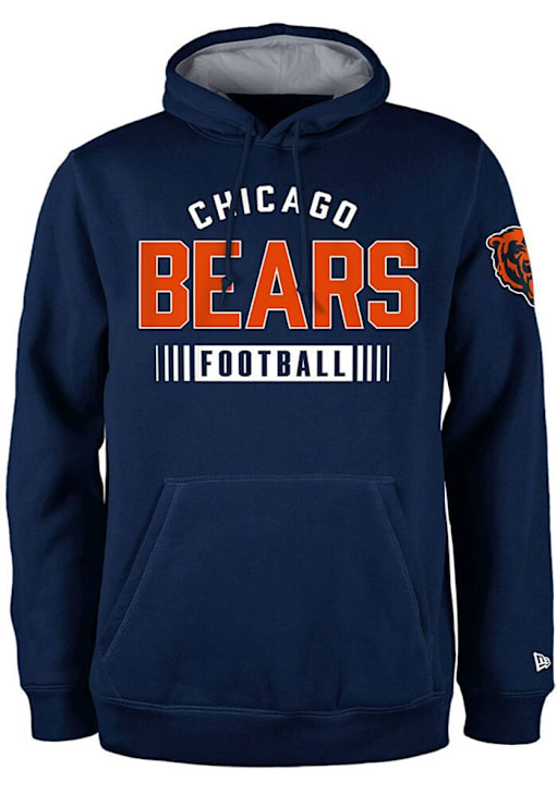 New Era Chicago Bears Mens NAVY Sport Night Hoodie 590001915