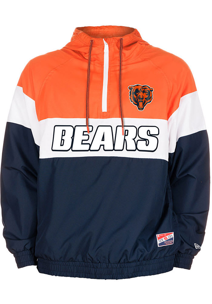 NFL Bears フード付きナイロンジャケット New Era Chicago Bears Mens 3rd Down NAVY Pullover Jackets - 590002269