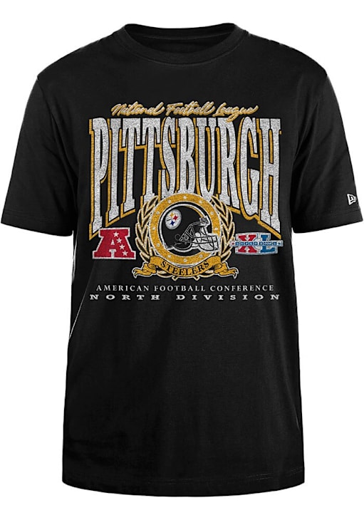 New Era Pittsburgh Steelers BLACK Oversized Essentials Short