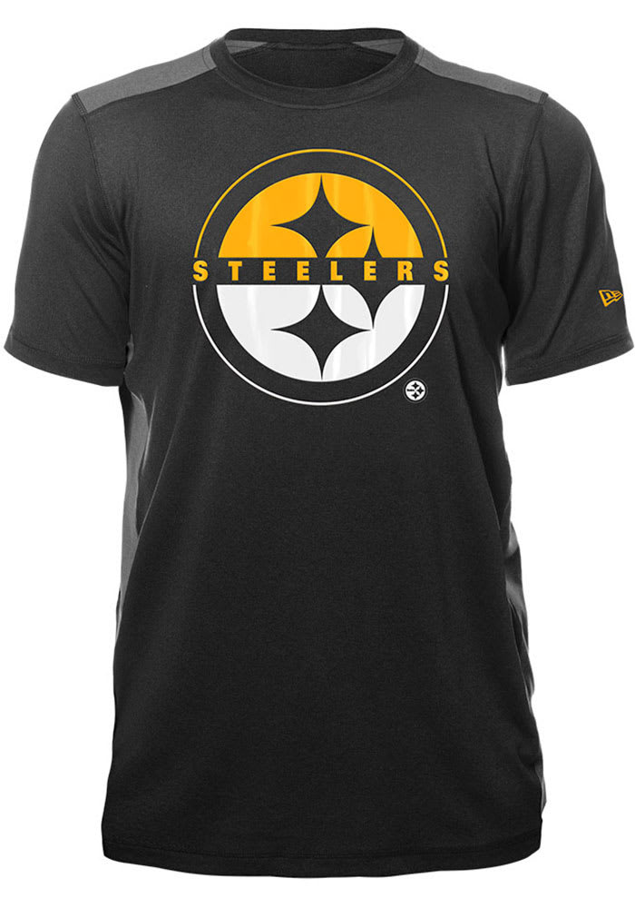 Pittsburgh Steelers ブラックシャツ 2XL New Era Pittsburgh Steelers BLACK Active Short Sleeve T