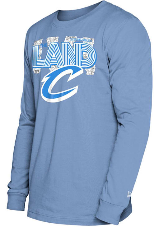 New Era Cleveland Cavaliers City Edition Long Sleeve T Shirt LIGHT