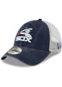 Chicago White Sox New Era Cooperstown Trucker 9FORTY Adjustable Hat - Navy Blue