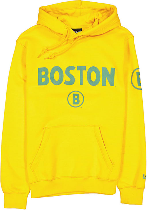 New Era Boston Red Sox Mens YELLOW City Connect Long Sleeve