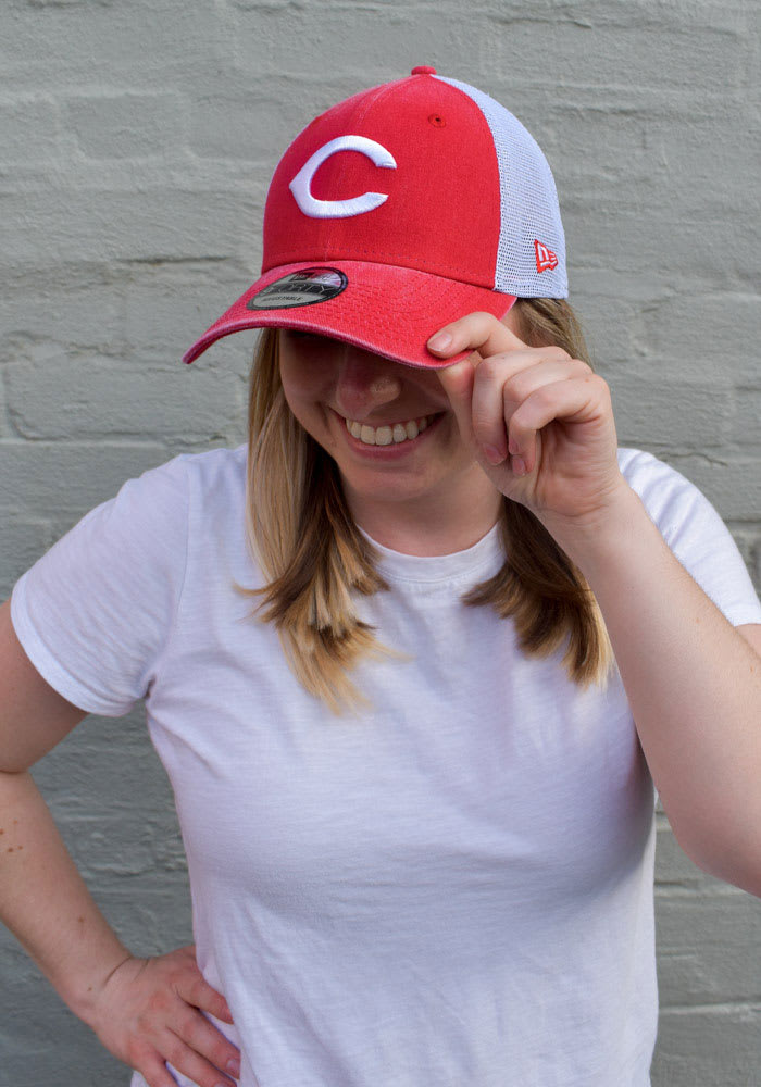 New Era Cincinnati Reds Red Cooperstown Trucker 9FORTY
