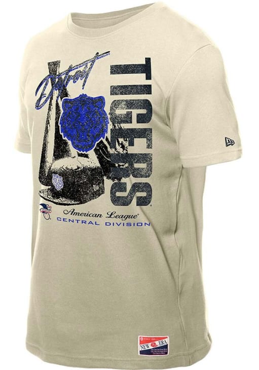 New Era Detroit Tigers White Throwback Short Sleeve T Shirt