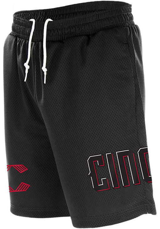 New Era Cincinnati Reds Mens Black Summer Shorts