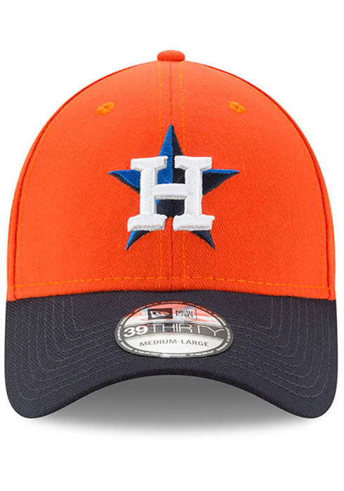 Houston Astros Team Classic 39THIRTY Orange New Era Flex Hat