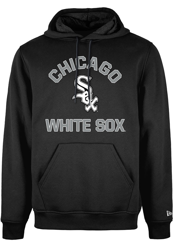 New Era Chicago White Sox Mens BLACK Heart And Soul Hoodie - 590004479