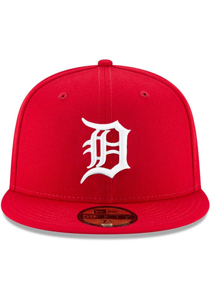 red detroit tigers snapback