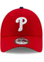 Philadelphia Phillies New Era The League 9FORTY Adjustable Hat - Red