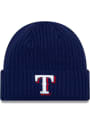 Texas Rangers New Era Core Classic Cuff Knit - Blue