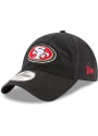San Francisco 49ers New Era Core Classic 9TWENTY Adjustable Hat - Black