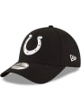 Indianapolis Colts New Era The League 9FORTY Adjustable Hat - Black