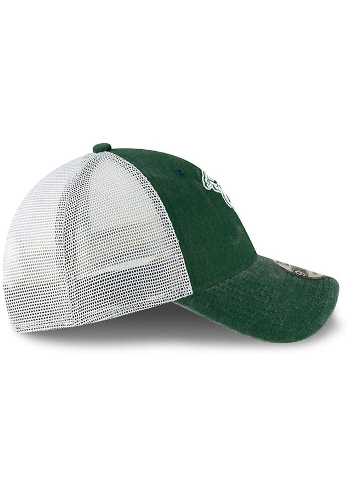 New Era Oakland Athletics GREEN Cooperstown Trucker 9FORTY