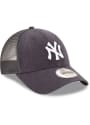 New York Yankees New Era Trucker 9FORTY Adjustable Hat - Navy Blue