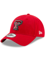 New Era Texas Tech Red Raiders Rugged 9TWENTY Adjustable Hat - Red