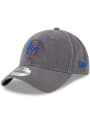 New York Mets New Era Core Classic 9TWENTY Adjustable Hat - Grey