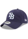 Tampa Bay Rays New Era Core Classic Replica 9TWENTY Adjustable Hat - Navy Blue