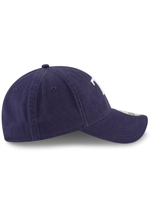 Men's New Era Navy Tampa Bay Rays Logo Replica Core Classic 9TWENTY Adjustable Hat
