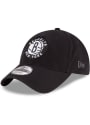 Brooklyn Nets New Era Core Classic 9TWENTY Adjustable Hat - Black