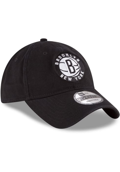 New Era Brooklyn Nets Core Classic 9TWENTY Adjustable Hat - Black