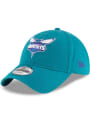 Charlotte Hornets New Era Core Classic 9TWENTY Adjustable Hat - Teal
