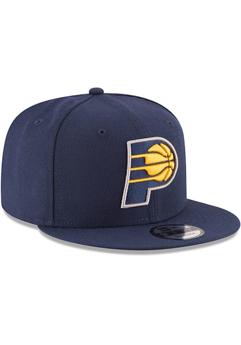 Casquette NBA Indiana Pacers Mitchell & Ness - Bleu Snapback Réglable
