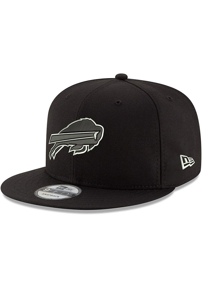 Buffalo Bills New Era BLACK Basic 9FIFTY Snapback Hat - 59001871
