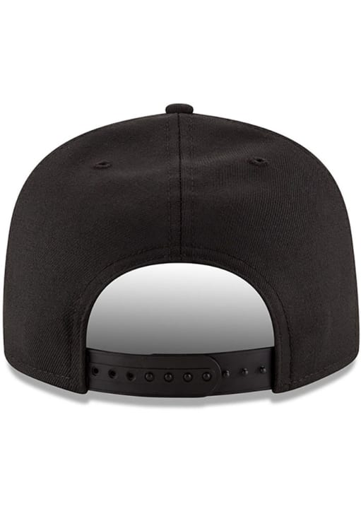 New Era Detroit Lions Black Basic 9FIFTY Designed Mens Snapback Hat
