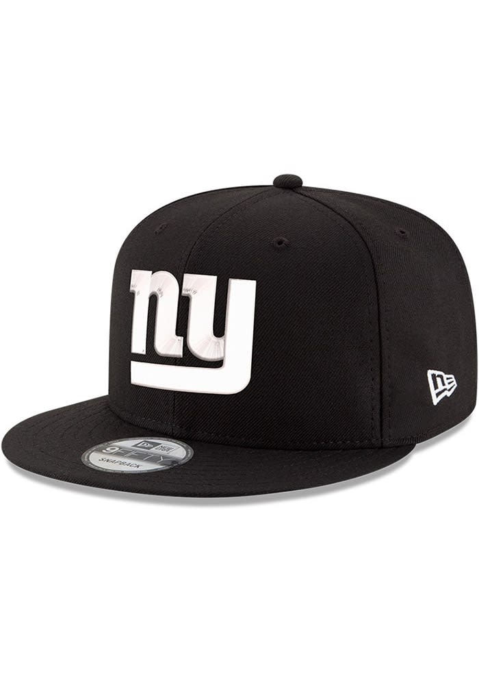 New York Giants New Era BLACK Basic 9FIFTY Snapback Hat - 59001902