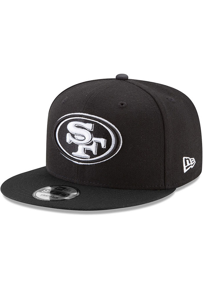 NEW ERA “TEAM SCRIPT SF 49ERS SNAPBACK (BLACK/RED) - ShopperBoard