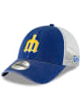 Seattle Mariners New Era Cooperstown Trucker 9FORTY Adjustable Hat - Blue