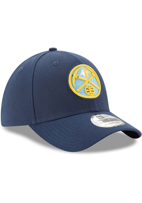 Denver Nuggets Team Classic 39THIRTY Navy Blue New Era Flex Hat
