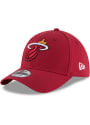 Miami Heat New Era Team Classic 39THIRTY Flex Hat - Red