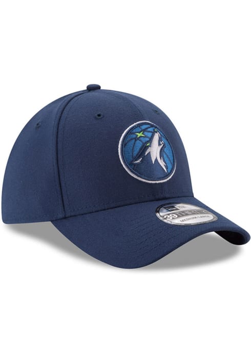 Minnesota Timberwolves Team Classic 39THIRTY Navy Blue New Era Flex Hat