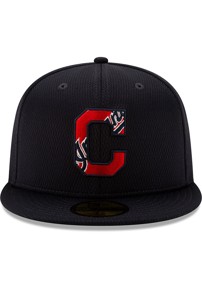 indians batting practice hat