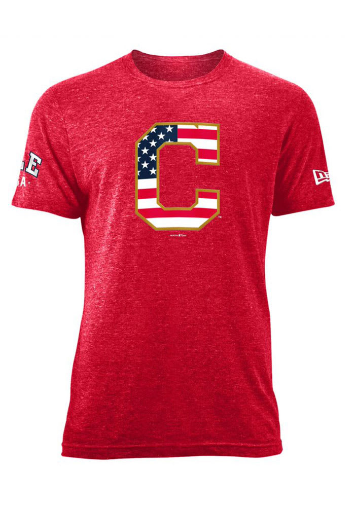 Cleveland Indians Independence Day Short Sleeve T Shirt New Era