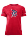 Detroit Tigers New Era Flag Filled Logo T Shirt - Red