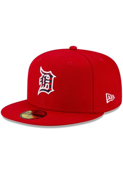 Detroit Tigers 2016 JULY 4TH STARS N STRIPES Fitted Hat