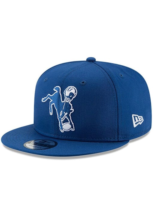 Indianapolis Colts New Era ROYAL Retro 9FIFTY Snapback Hat 59004207